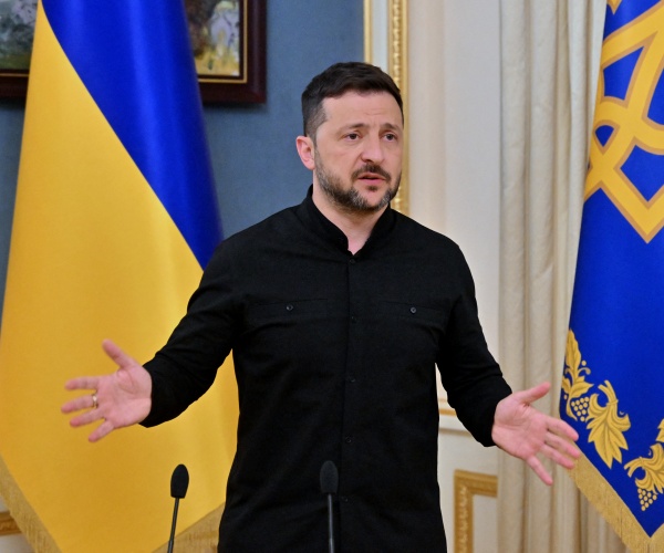 President Volodymyr Zelenskyy accused Russia on Tuesday of playing for time to be able to continue t...