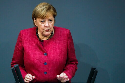 Merkel Warns Germans of a 'difficult Winter' as Virus Surges