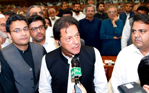 Pakistan's Imran Khan Sworn in as Prime Minister