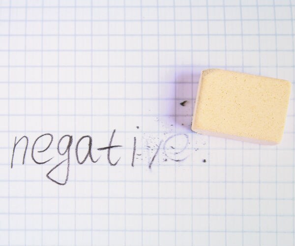 eliminating the negative 