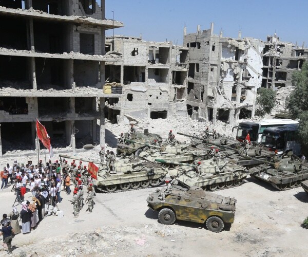 actors on set of a movie