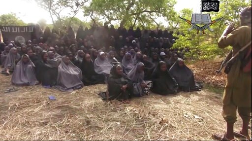 The Latest: Red Cross Tweets Image of Freed Chibok Girls
