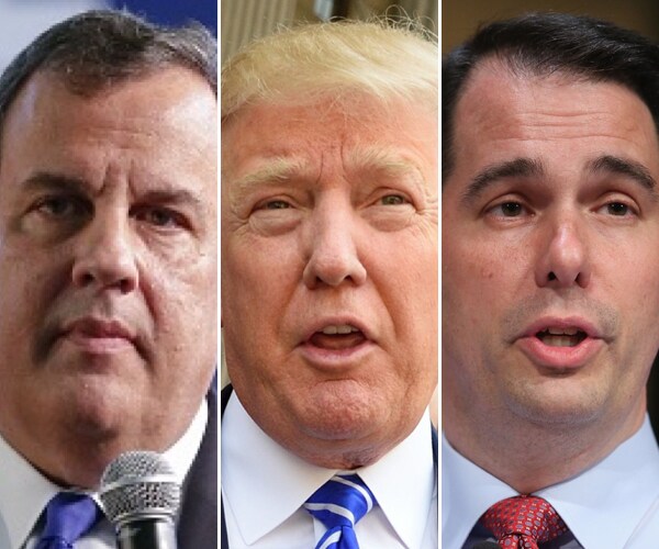 Walker and Christie Hit Trump: Democratic, Simplistic
