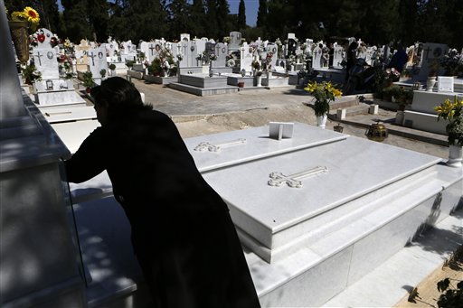 IOUs for RIPs: Greece's Cash Crisis Hurts Funeral Industry