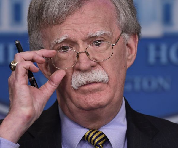 national security adviser john bolton speaks during a briefing at the white house. 
