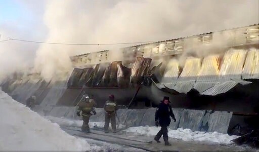 Reports: At Least 10 Killed in Siberian Warehouse Fire