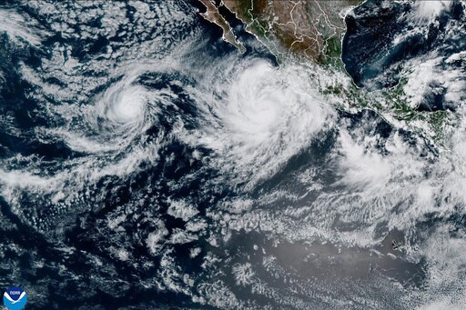 Hurricane Priscilla Forms in the Pacific Ocean off the Southwestern Coast of Mexico