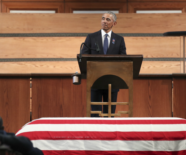At Lewis Funeral, Obama Calls for Renewing Voting Rights Act