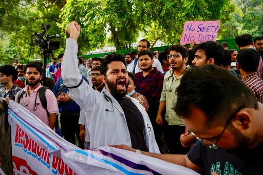 Indian Doctors Demand Tougher Laws after a Colleague Was Raped and Killed at a Hospital