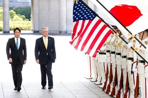 Mattis Tries to Ease Japan's Worries about North Korea Talks