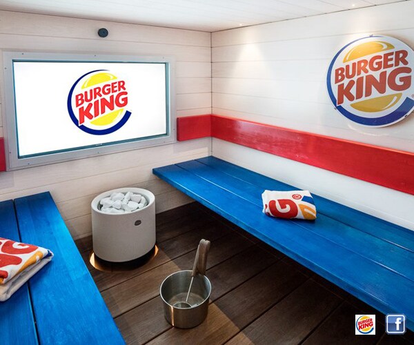 Burger King New Spa Restaurant Let's You Strip, Steam, and Chow Down