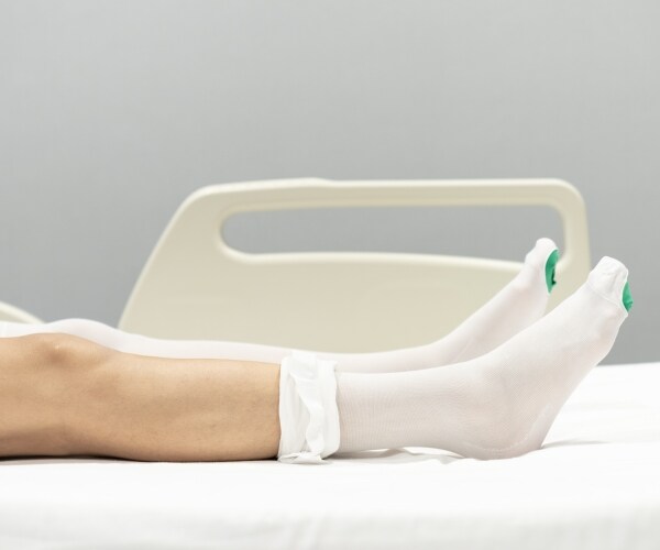 stockings after surgery to prevent blood clots and deep vein thrombosis.