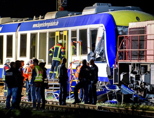 Trains Collide in Germany, Killing 2 and Injuring 14