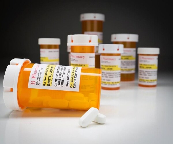 prescription medicine vials