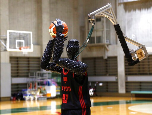 Toyota Robot Can't Slam Dunk but Throws a Mean Three-pointer