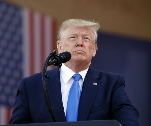 president donald trump is shown