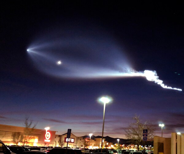 UFO in SoCal Night Sky was Elon Musk's SpaceX Rocket