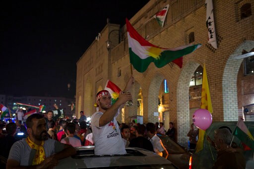 Iranian Kurds Rally in Support of Iraqi Kurdish Referendum