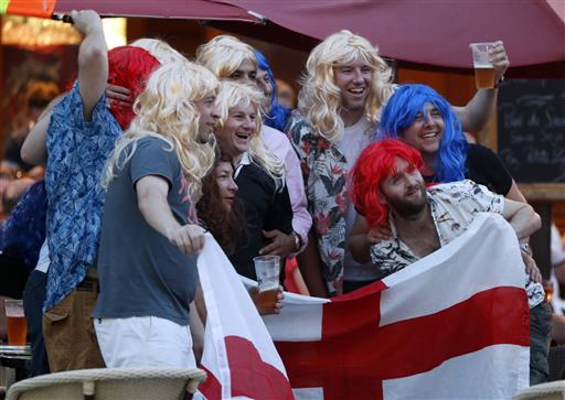 'We Voted to Leave': England Fans Celebrate Brexit in France