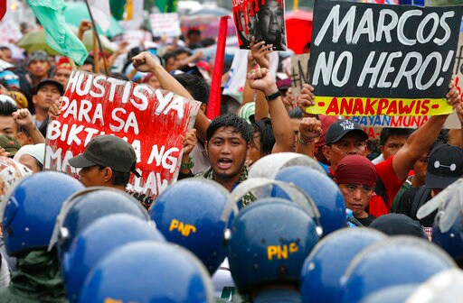 Protests Hound Late Filipino Dictator's Birthday Celebration