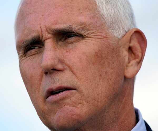 mike pence talks to media