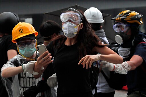 Hong Kong Protesters Wary of Chinese Surveillance Technology