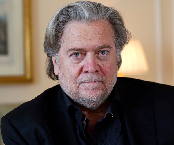steven bannon poses for photograph during an interview