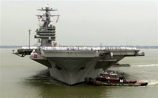 Pentagon Chief Takes Jab at China with Aircraft Carrier Stop