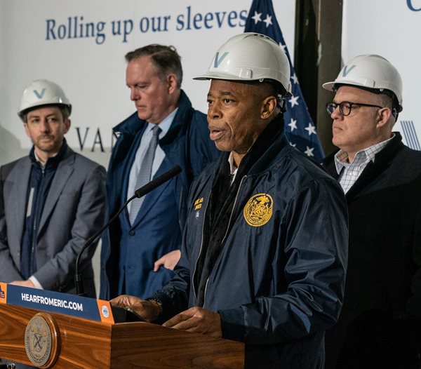 Goldman, N.Y. Mayor Pledge $50M for Affordable Housing