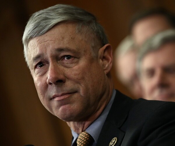 fred upton speaks to crowd