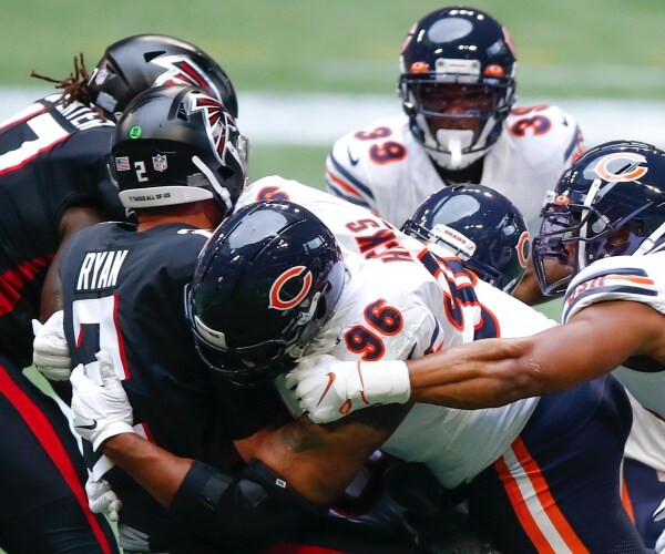The Atlanta Falcons vs. the Chicago Bears