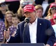 Trump Opens Ohio Rally With Salute to Jan. 6 'Hostages'