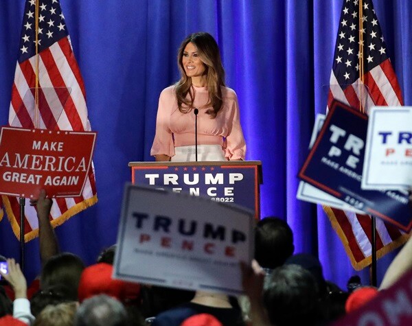 Melania Trump Hits the Campaign Trail for First Solo Event