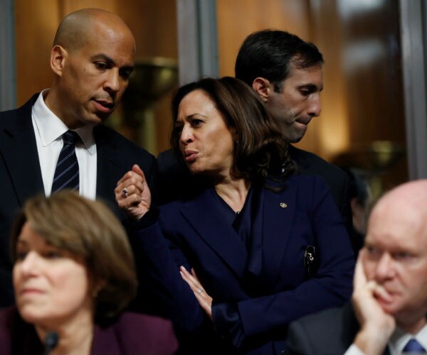 senators booker of new jersey harris of california klobuchar of minnesota and coons of delaware