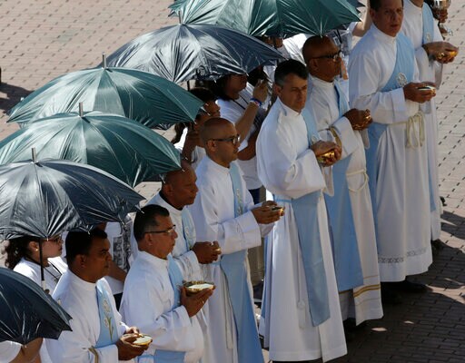 The Latest: Pope Challenged on Sex Abuse by Young People