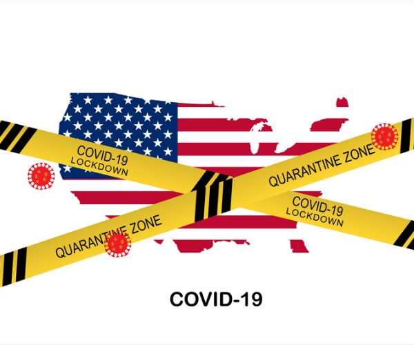 coronavirus pandemic locksdown america 