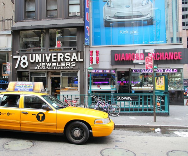 the diamond district in new york city