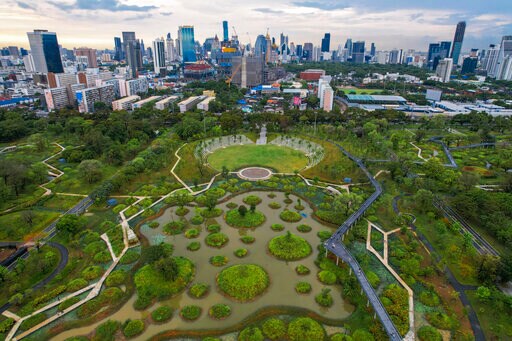 New Park in Central Bangkok Gives Thais Needed Green Space