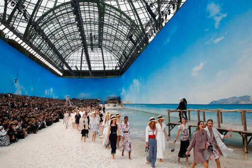 The Sea, the Sea: Chanel Creates Beach to Cap Paris Season