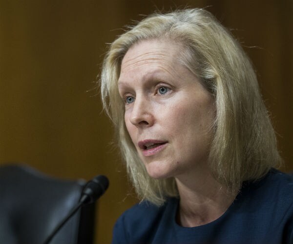 Sen. Kirsten Gillibrand speaks during a Senate Environment and Public Works Committee confirmation hearing.