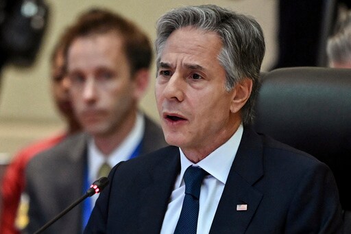 Blinken Tells ASEAN the US Is Worried about China's 'dangerous' Actions in Disputed Sea