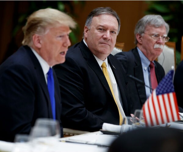 president donald trump mike pompeo and john bolton