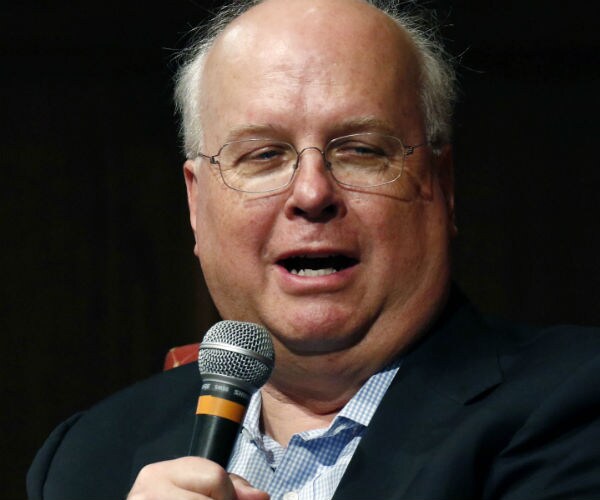 karl rove is shown wearing glasses 