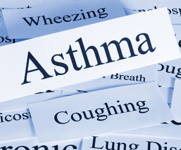 typed words 'asthma' 'wheezing' etc.