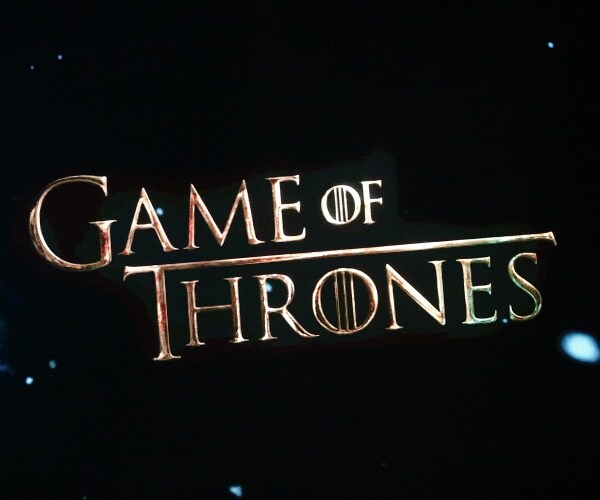 game of thrones logo onscreen