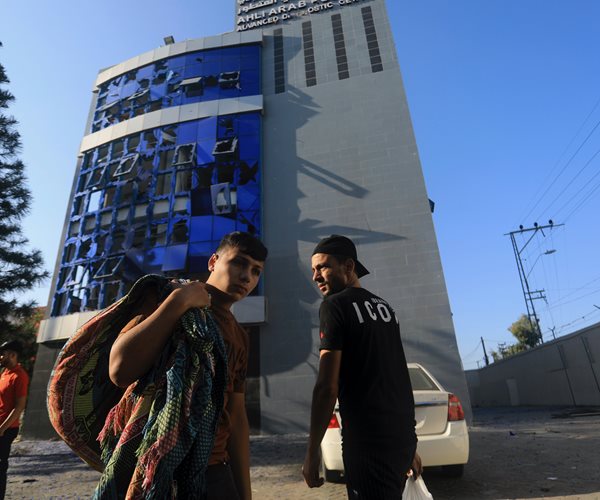 Satellite Images Show Before, After of Gaza Hospital