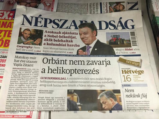 Media Advocate: Hungary Paper Closure Blow to Press Freedoms