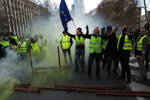 Brussels March Mimics 'yellow Jacket' France Protests
