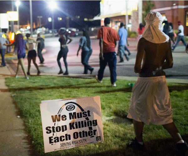 After 2 Nights of Violence, Ferguson Protest March Stays Peaceful