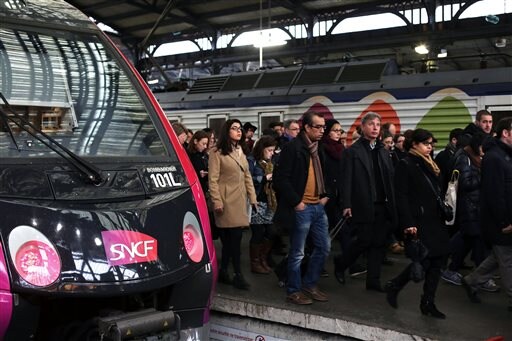 French Rail Strike Disrupts Commuters across the Country